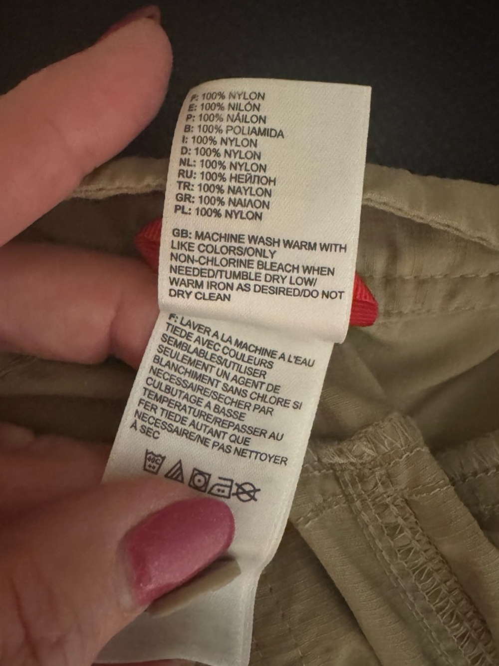 The North Face Tan Women's Cargo Pants SIZE: 4 Short #14 - Picture 8 of 10